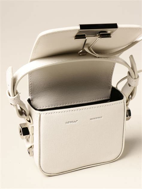 Mini Borsa In Saffiano Bianco 